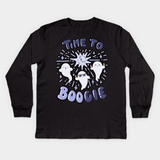 Time to Boogie Kids Long Sleeve T-Shirt